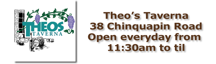 Theo's Taverna Info