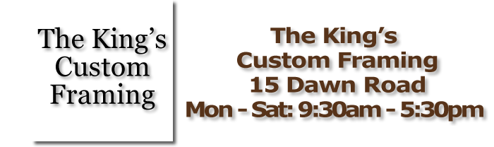 King's Custom Framing Info